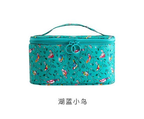 Esteticista nueva de Corea maquillaje de Pu bolsas de cosméticos de viaje bolsa organizadora de aseo maquillaje bolso impermeable bolsa de belleza bolsa: 1