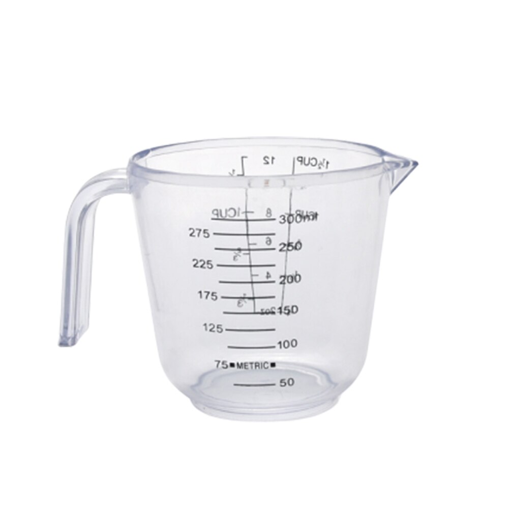 150/300/600ml Griff Wasser Milch Ei Skala Messbecher Becher Messung Werkzeug