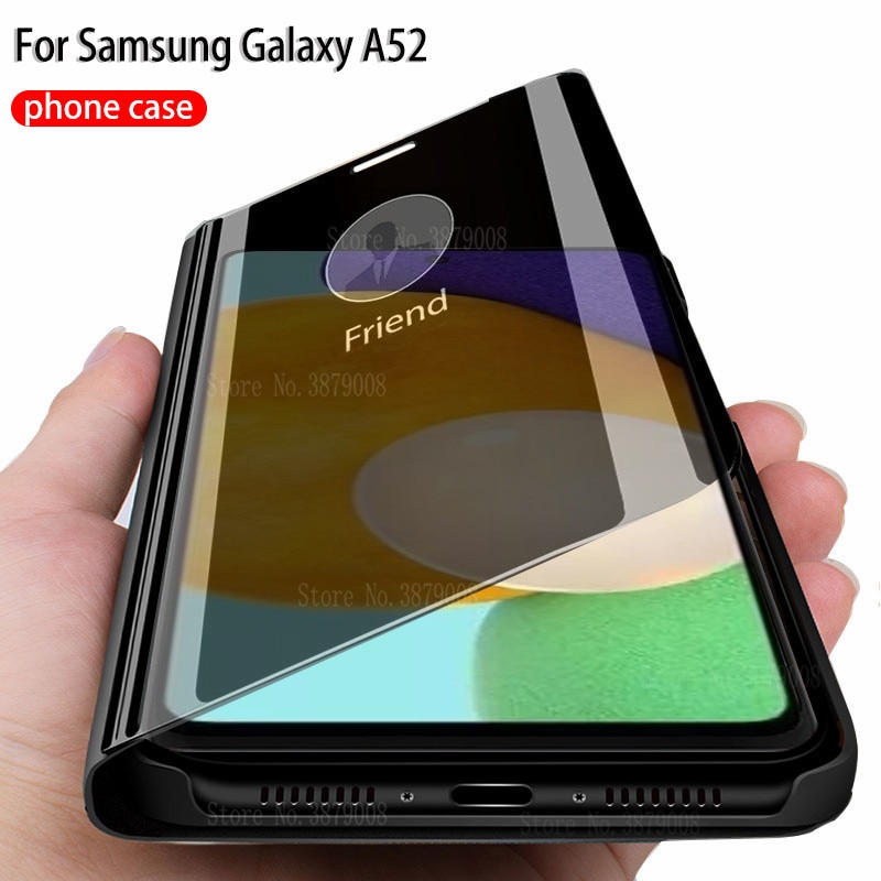 Samsun-funda con espejo inteligente a52 para samsung galaxy a52, carcasa con soporte magnético para samsung a 52 52a 4g 5g galaxy a52