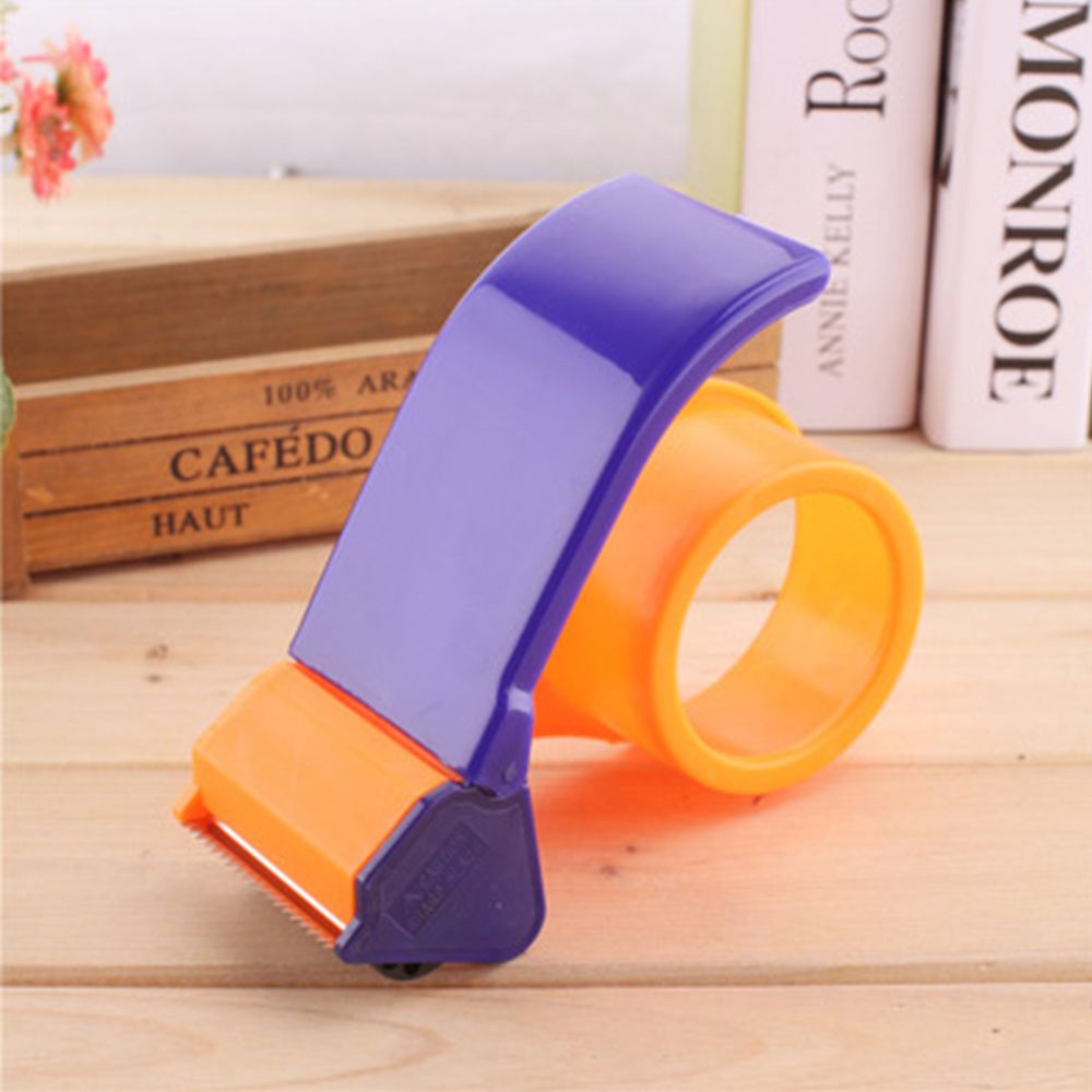 Plastic Roller Tape Cutter Dispenser Verpakking Pakket Tool Kantoorbenodigdheden