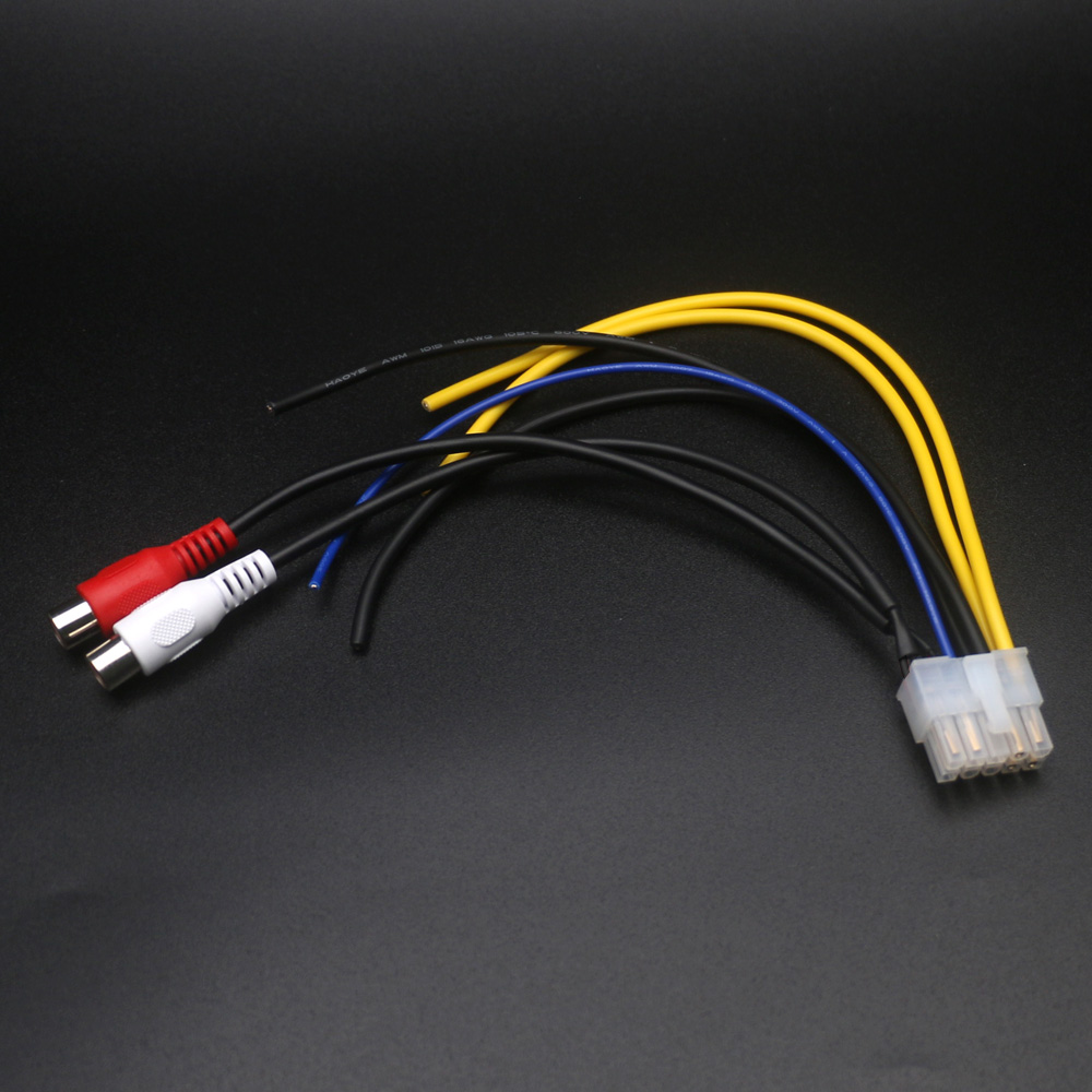 10 Pin Plug Power Harness Sub-woofer RCA Adapter For Pioneer TS-WX300TA TS-WX300A TS-WX1210A TS-WX400DA Car Stereo Amplifier