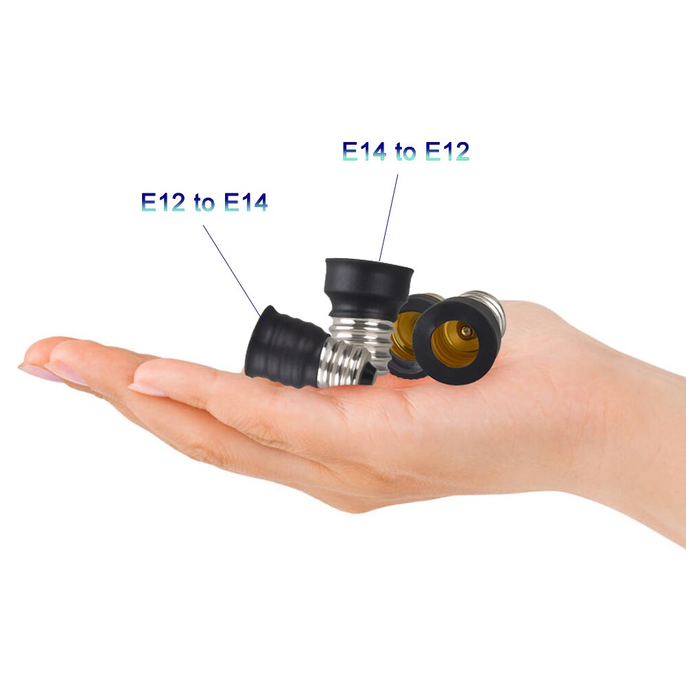 Foxanon Lamp Holder Converters E27 to GU10 E27 to E14 E27 to 2E27 E14 to E27 Conversion Socket Adapter Lamp Holder For Led Light