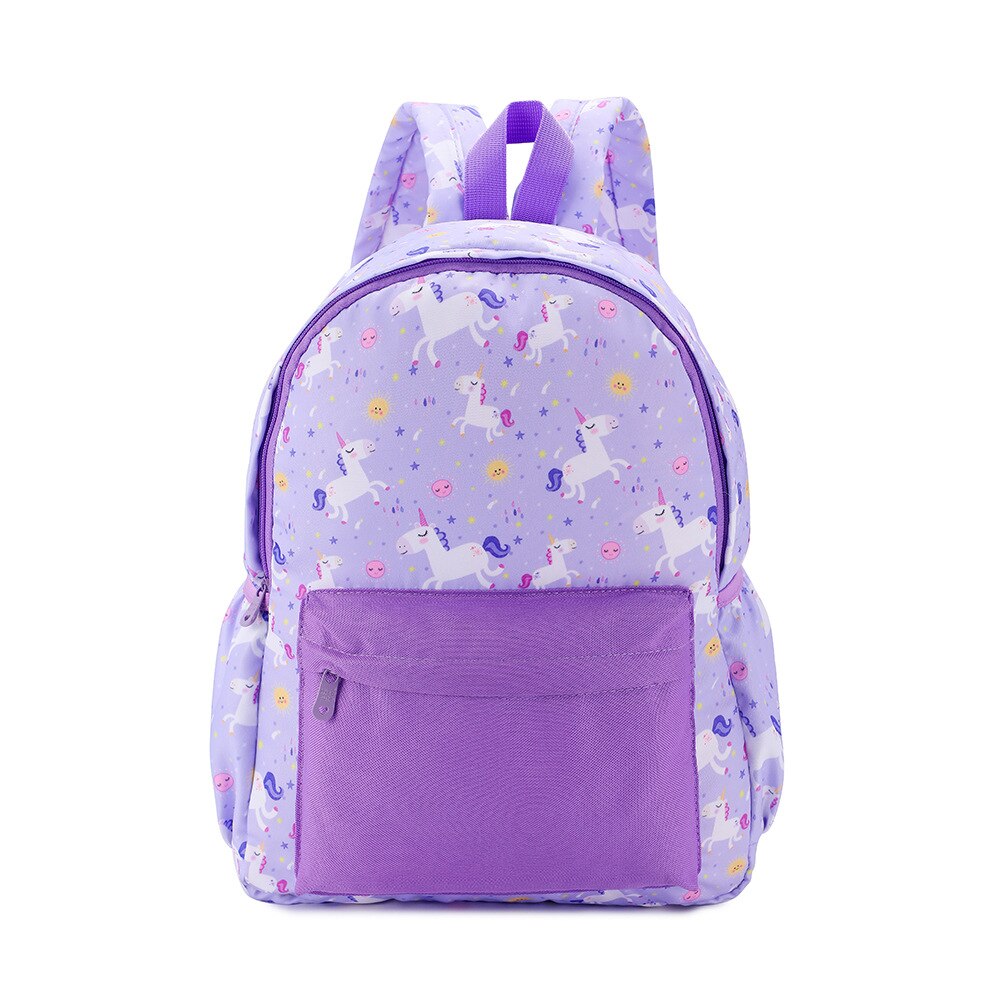 Meisjes Schooltassen Voor Kinderen Rugzak Met Lunch Tas Eenhoorn Leuke Cartoon Rugzak Kinderen Schooltas Voor Meisjes Mochila Escolar: Paars