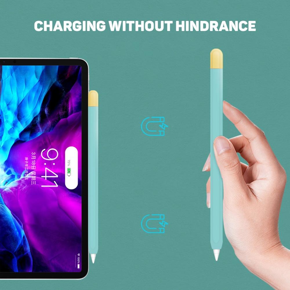 Schutzhülle für Apple Bleistift 1/2 Silikon Kapazitiven Stylus Stift Fall Schutzhülle Kappe Für iPad Tablet Touch Pen Stylus