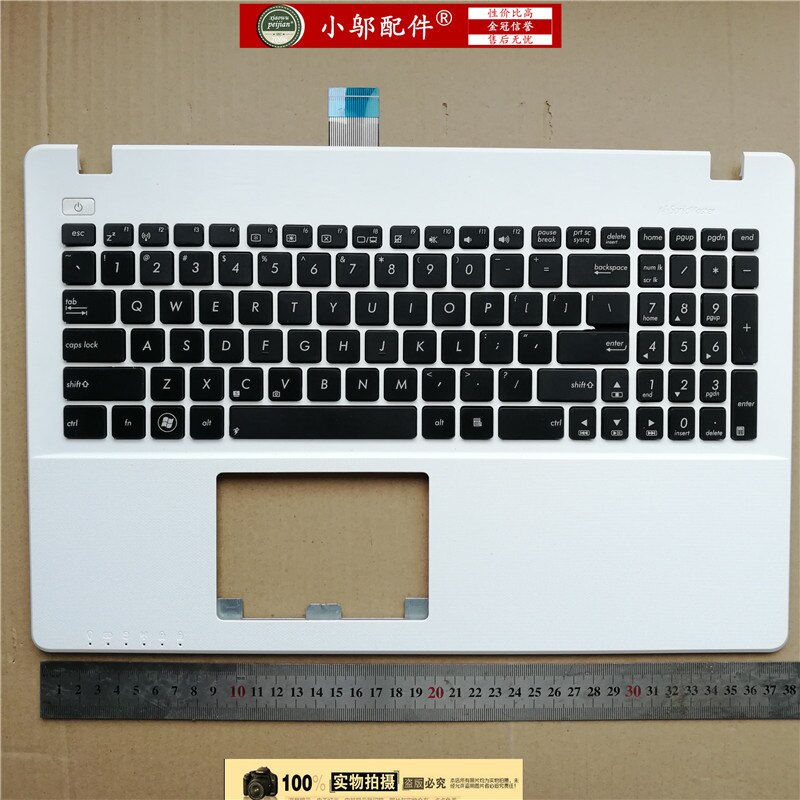 Nuovo Palmrest tastiera per Asus X550 F550 A550 X550C X550VC FX50 FX60 X552M ZX50 K550L Y581C F550L A550J R510 R510J r510V Superiore: English bianca 2