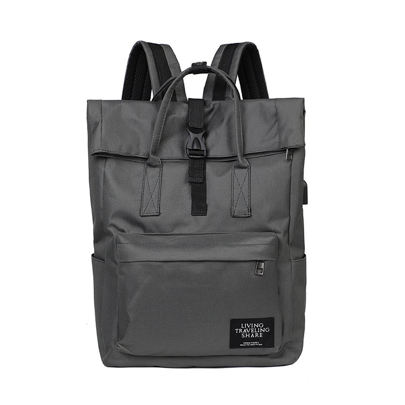 Vrouwelijke Schattige College Rugzak Meisje Reisboek Rugzak Opvouwbaar Grote Capaciteit Dames Canvas Tas Vrouwen Laptop Mannen School Tassen: Beige