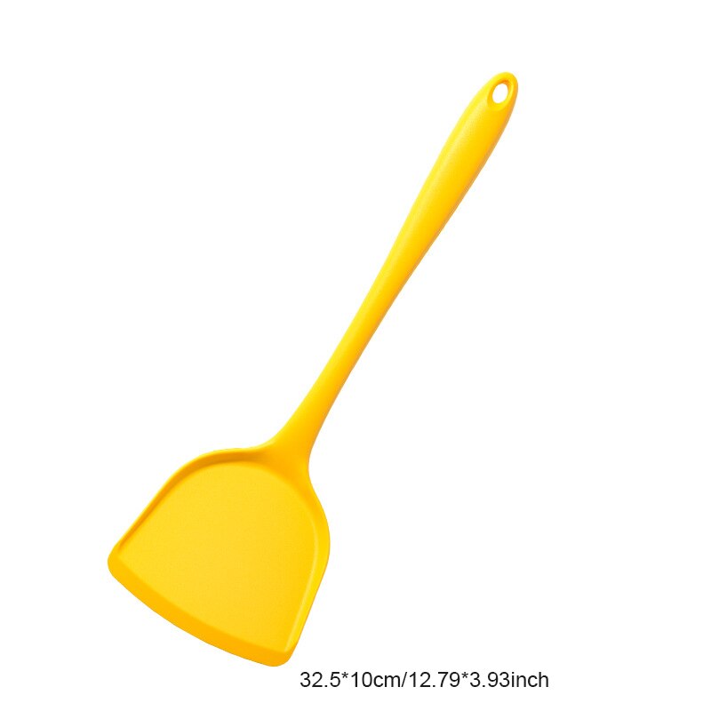 Ensemble d'ustensiles de cuisine en Silicone, résistant à la chaleur, spatule sur le bâton, pelle, ustensiles de cuisine, Gadgets, accessoires: B