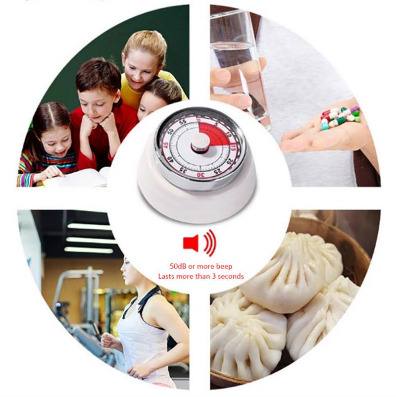 1pcs 3 Colors Kitchen Timer Cooking Countdown Time Timer Alarm Stopwatch Clock Alarm Reminder Kitchen Accessories