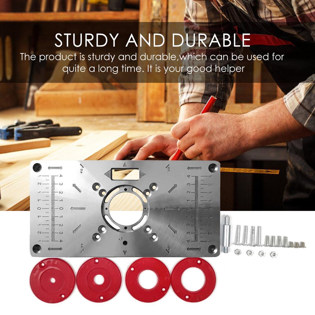 Aluminum Alloy Router Table Insert Plate Table For... – Grandado