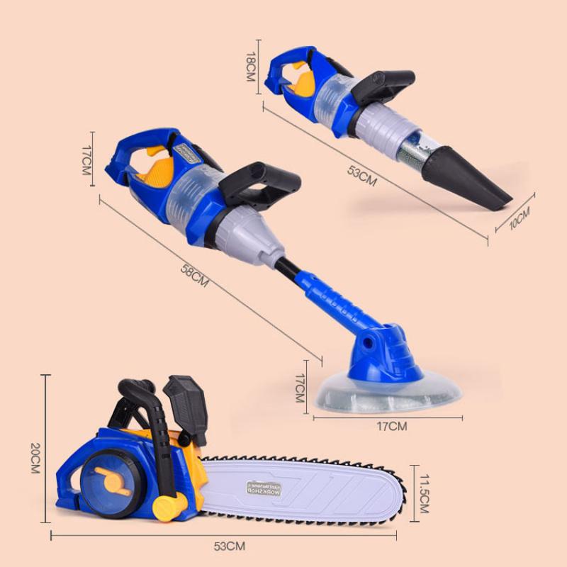 Simulatie Childre Puzzel Familie Gereedschap Elektrische Stofzuiger Elektrische Zaag Elektrische Grasmaaier Speelgoed Voor Kids