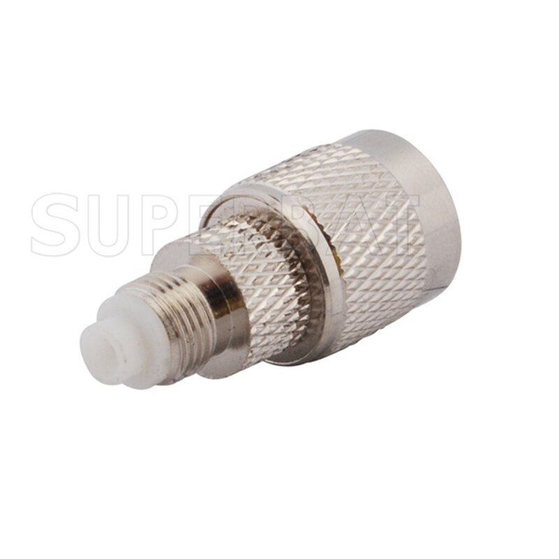 Superbat 5pcs TNC-FME Adapter TNC Male to FME Female Straight RF Coaxial Connector
