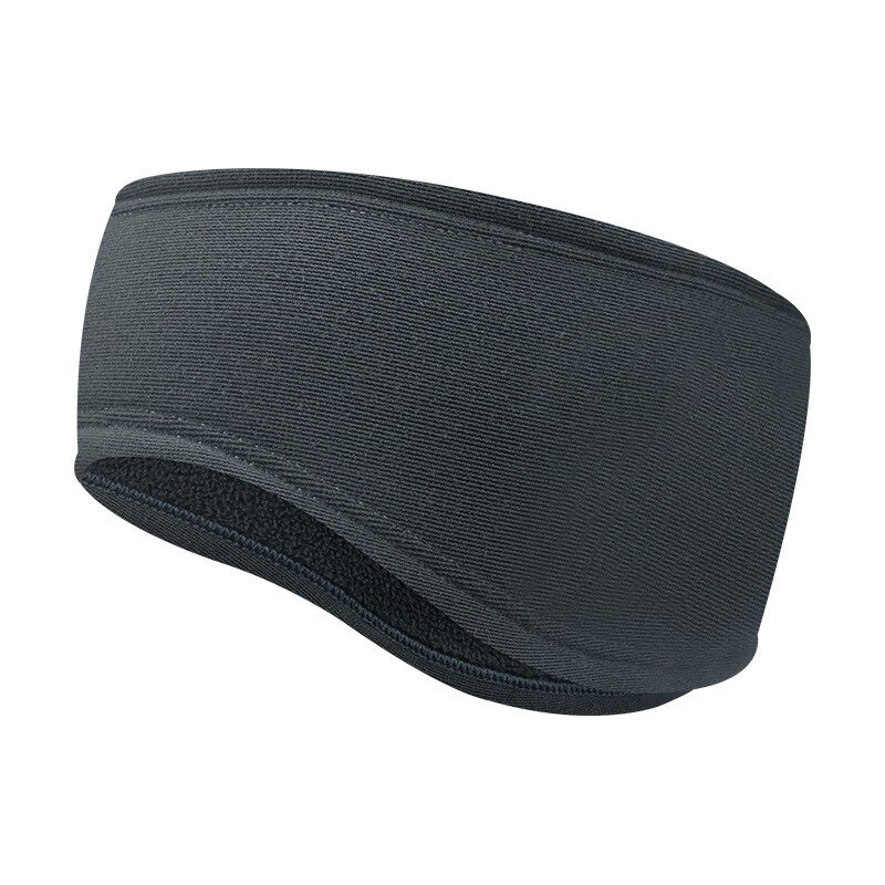1PC Warm Ear Cover Earmuffs Women Men Winter Breathable Sports Headband Fleece Ear Protectors Outdoor Sports Accessories: dark grey