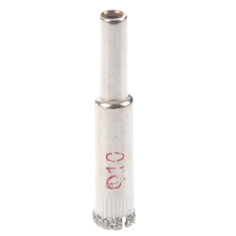 4 Stuks 10Mm Dia Diamant Boor Marmeren Tegel Glas Hole Saw Met 20Cm Schuine Schuine Tip metalen Gebogen Tweezer