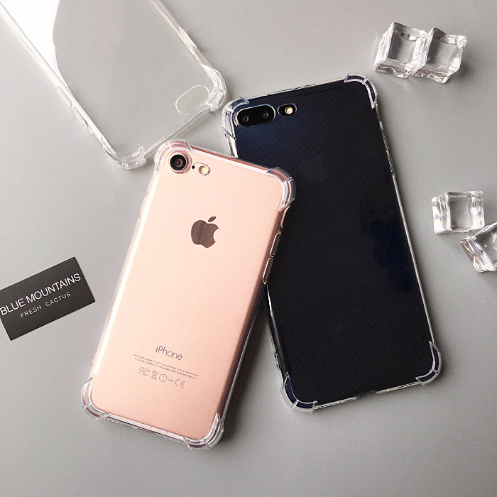 Funda transparente de TPU suave para iphone 5 5s 6s 6 7 8 Plus X XR XS 11 12 13 14 Pro Max SE funda protectora transparente antigolpes a prueba de caídas