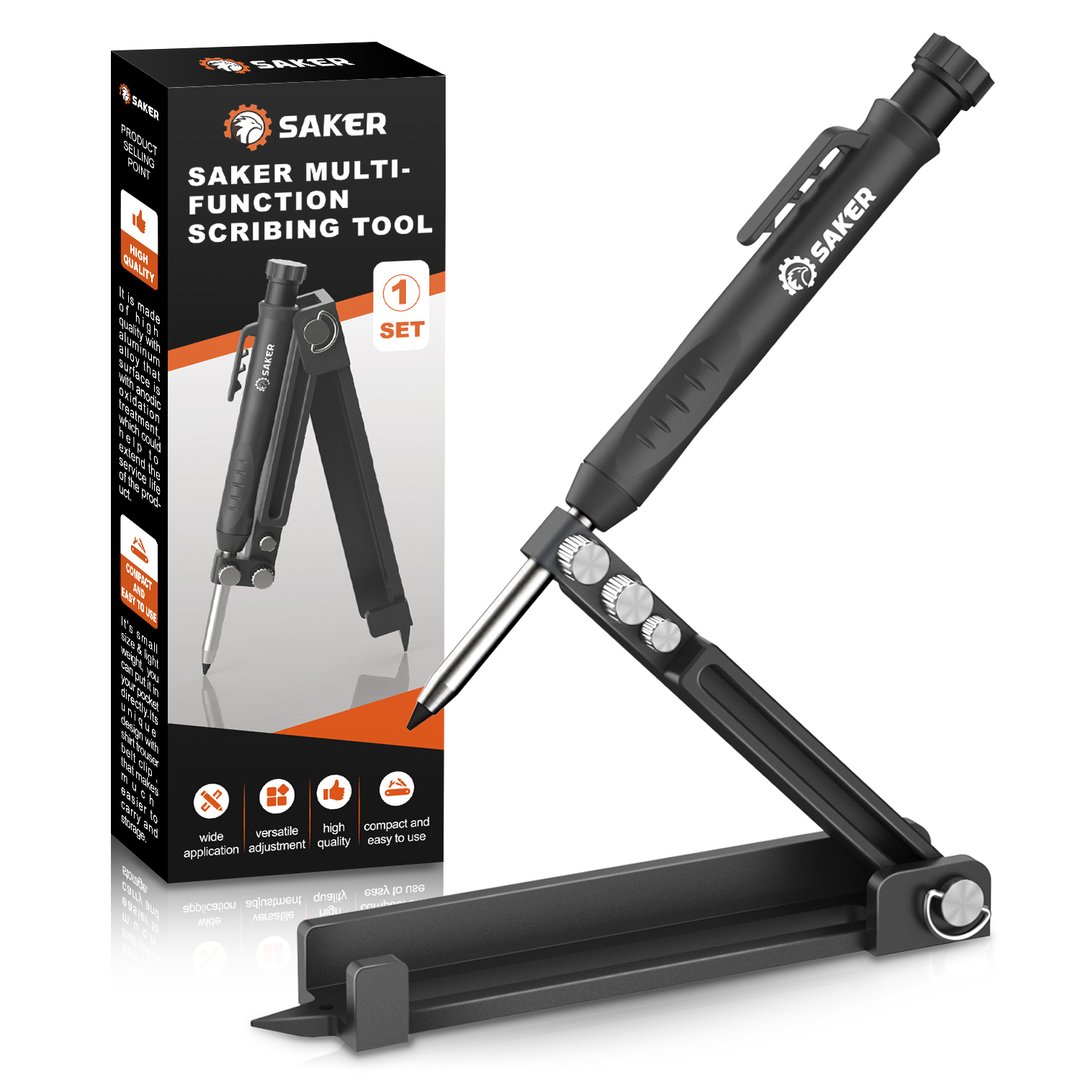 Saker – outil de traçage multifonction, crayon de Construction, carrelage pavé, travail du bois, contours, cercles de plus de 15 marques, outil de mesure