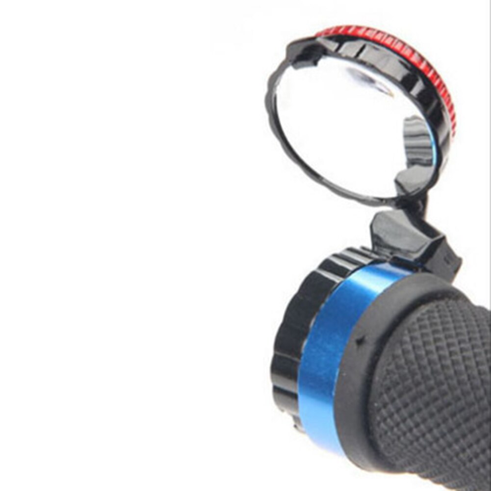 Bike Rear View Mirror with Light Road Mountain Bike Cycling Adjustable Plug Bicycle Safety Mirror Handlebar Bicycle Accessories