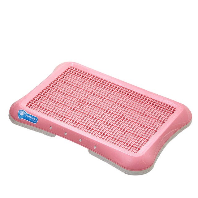 Portable Pet Toilet Training plastic Training Potty Dog Mat Tray Toilet Training Urinary Trainer Pet Clean Supplies: red