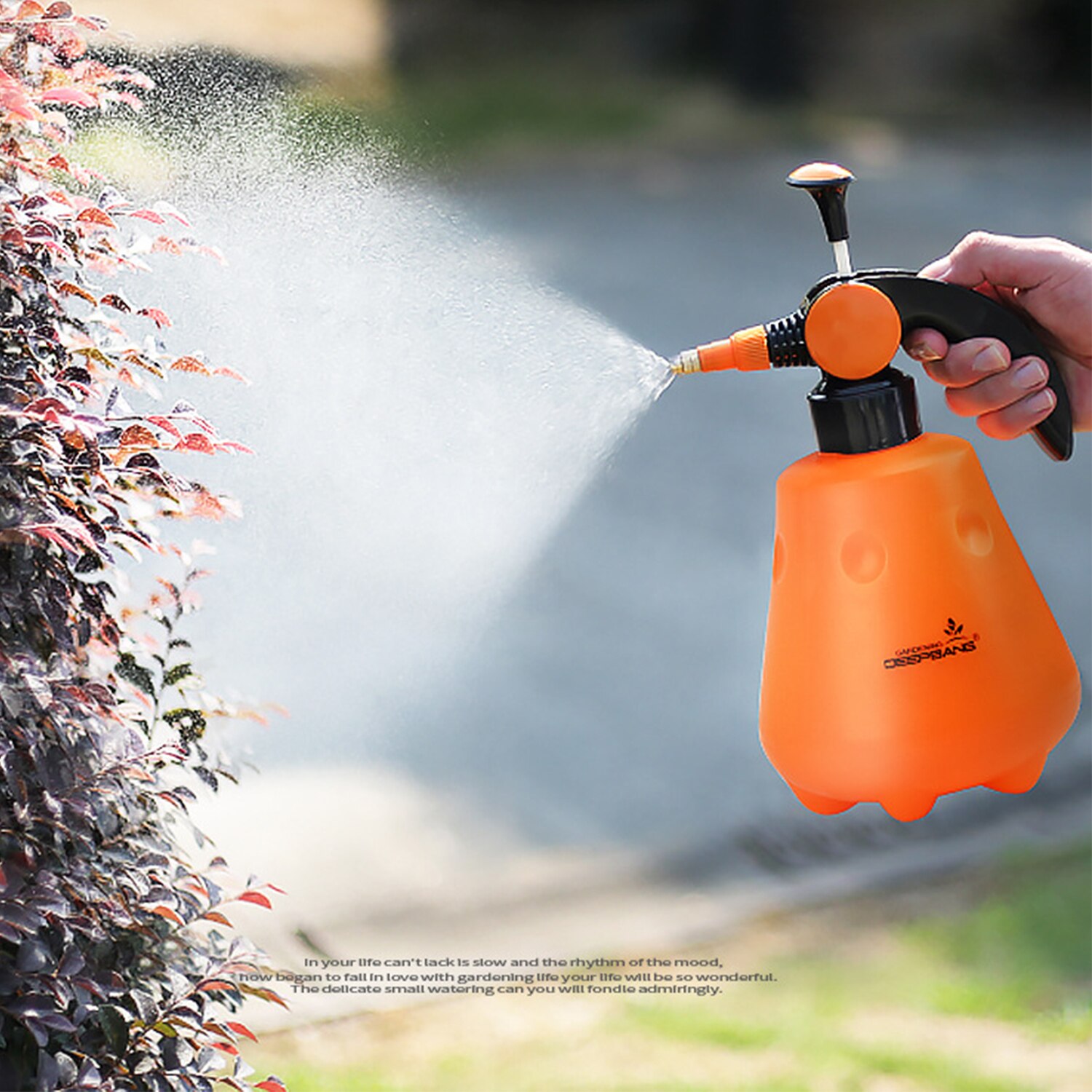 1L Garden Sprayer Pump Handheld Water Sprayers Pressurized Plant Water Mister Sprayer Lawn Mister Bottle for Watering Irrigation