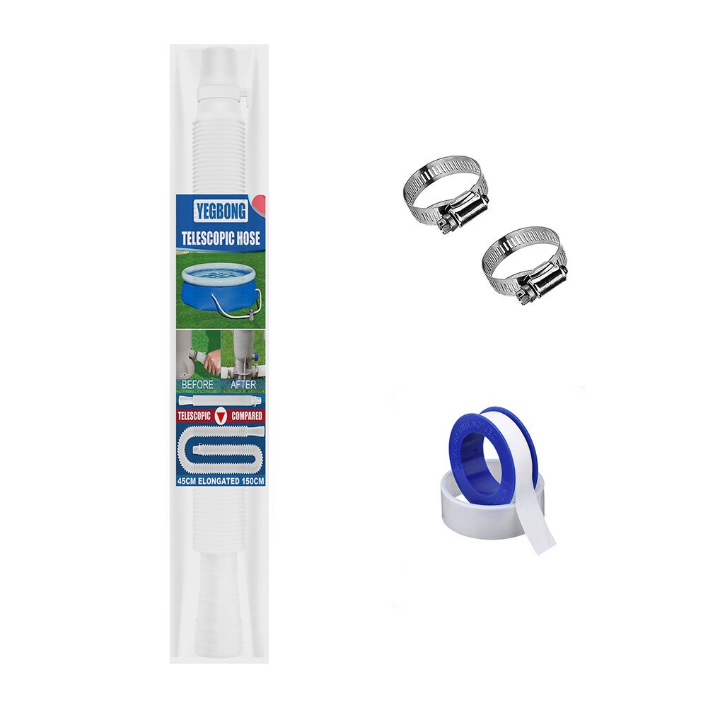 Pool Pump Replacement Retractable Hose Replacement Pool Filter Pump Hose Oxygen Pump Hose for Air Bubble Stone