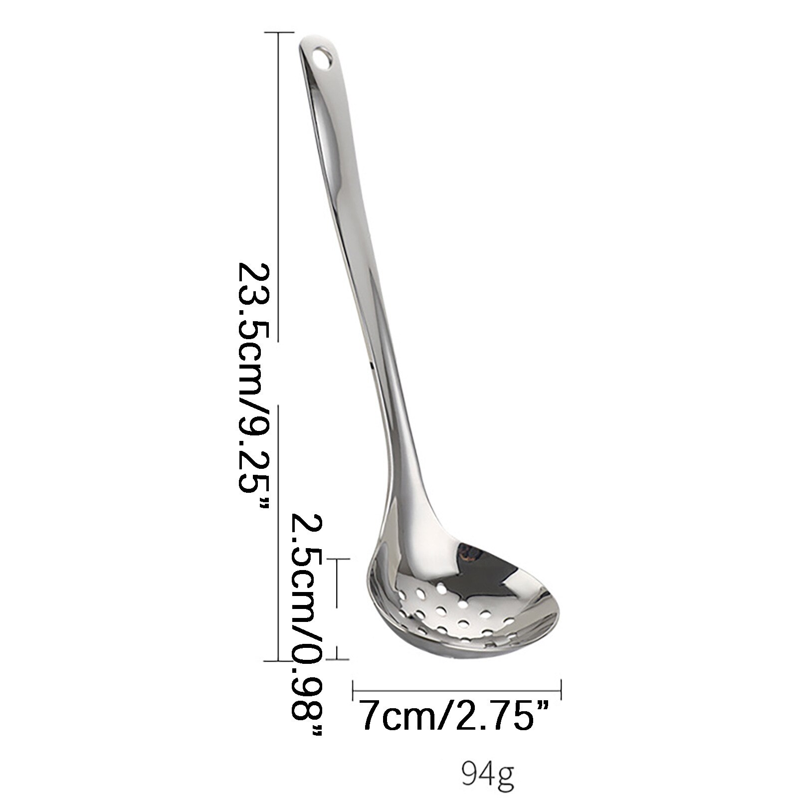 Edelstahl Geschlitzt Löffel Suppe Pfannen Sieb Besteck Kochgeschirr Stahl Geschlitzte Löffel Kochen Utensil Küche Werkzeug: B