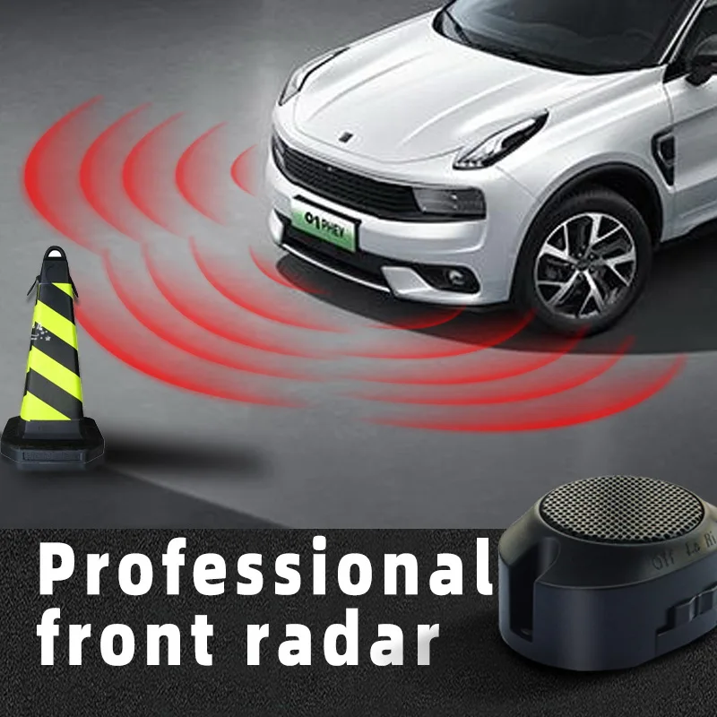 Front Parking Sensor Kit Auto Parktronic Vehicle Assistant System Buzzer Alarm Volume Can be Adjusted Universal