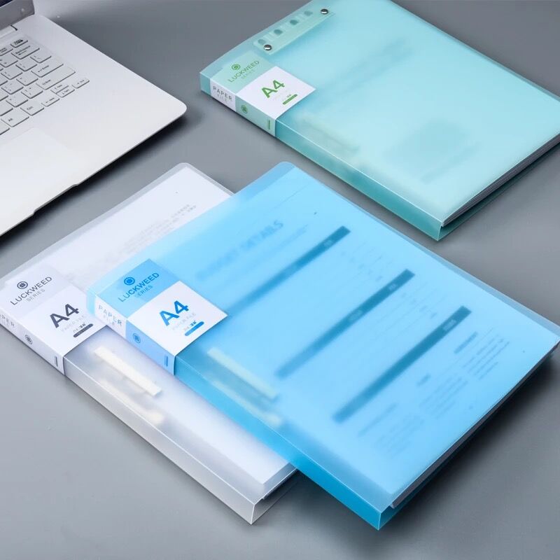 1 ud. Clásico A4 Clip Carpeta de papel organizador cubierta estuche de almacenamiento de documentos Clip titular Oficina Papelería para estudiantes escolares