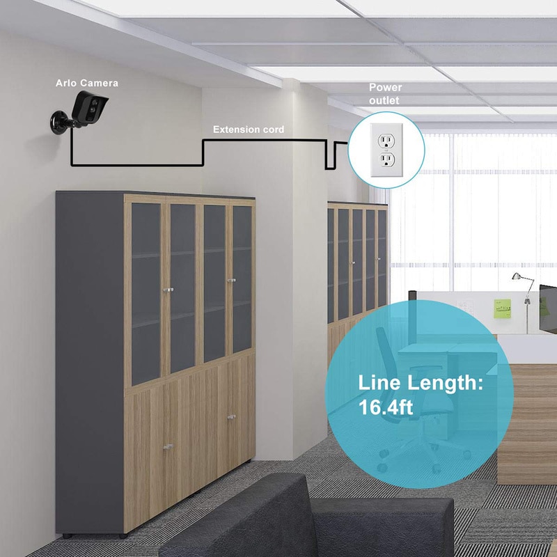 Outdoor Camera Power Extension Cord DC Power Extension Cable Male Female Cord for Router and Led Strip Electrical Equipment