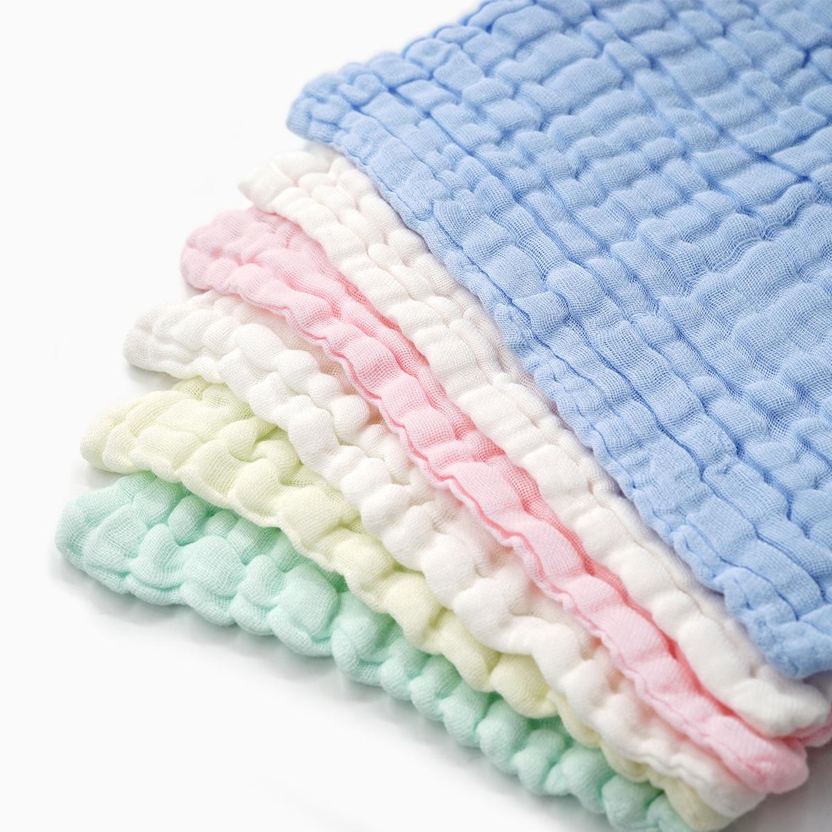 Orangemom 6 Stuks/pak Baby Little Badhanddoek 28*28 Cm Wassen Bad Accessoires 100% Katoen Gaas Kwijl Kleine Zachte zakdoek