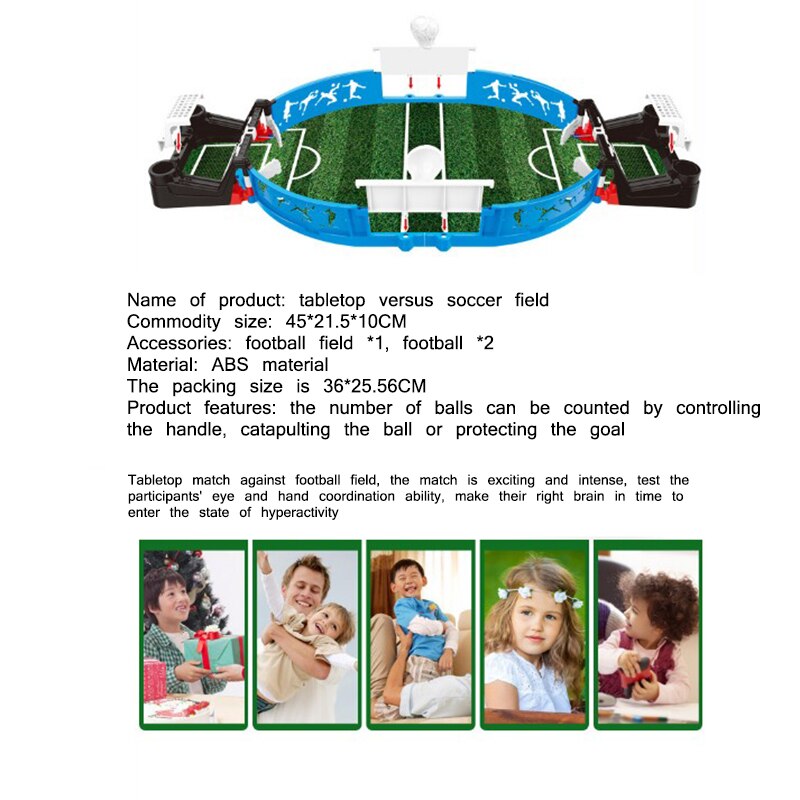 Mini Football Board Match Game Kit Tabletop Soccer Toys For Kids Educational Sport Outdoor Portable Table Games Play Ball Toys