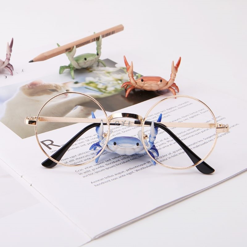 Japansk sød krabbe pen holder vægtløftning krabber penholder beslag opbevaring rack papirvarer
