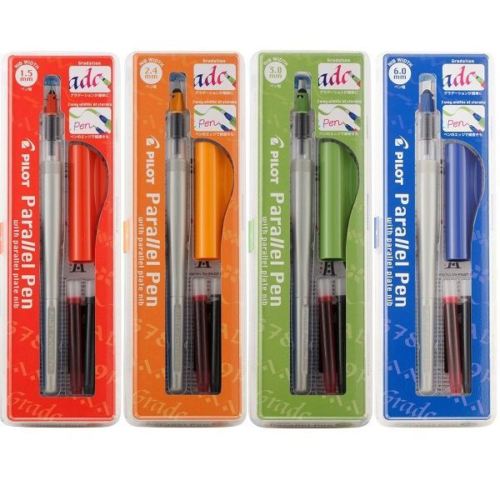 1Set Pilot Parallel Calligraphy Pen Set of 1.5, 2.4, 3.8, 6.0 for choose