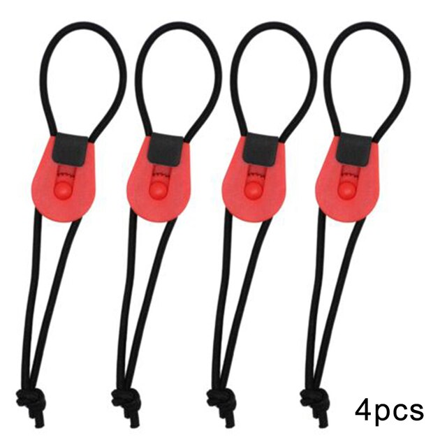 2pcs/4pcs Quick Rod Tie Strap Fishing Rod Bungee Leash Pole Ties Organizer For Fishing Reels Kayak Paddles Ratchet Straps Hoses: 4pcs