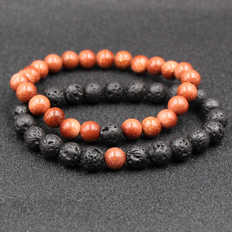 Koppels Afstand Armband Natuurlijke Houten Steen Wit En Zwart Yin Yang Kralen Armbanden Voor Mannen Vrouwen Beste Vriend