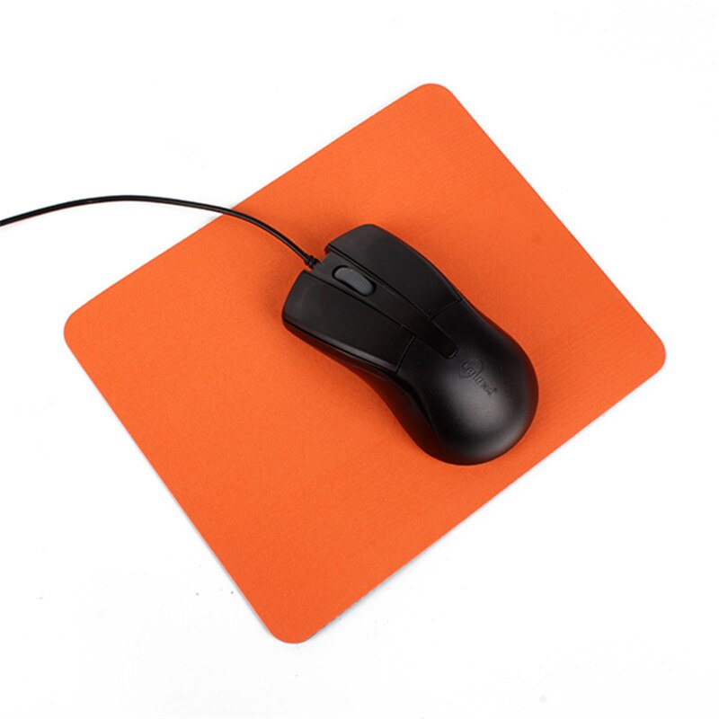 215*175*3mm Unique Durable Mouse Pad Mat Useful Mice Pad For Optical / Trackball Mouse Mat Black/Orange: orange