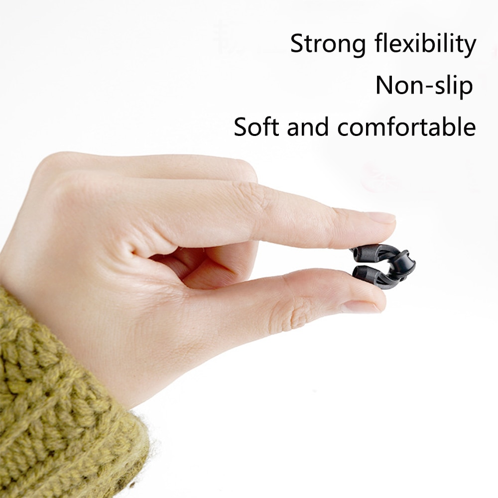 2Pcs Glasses Anti-slip Ear Hook Eye Frame Legs Silicone Fixed Ear Hooks Clip Ears Behind the Anti Hook Accessories