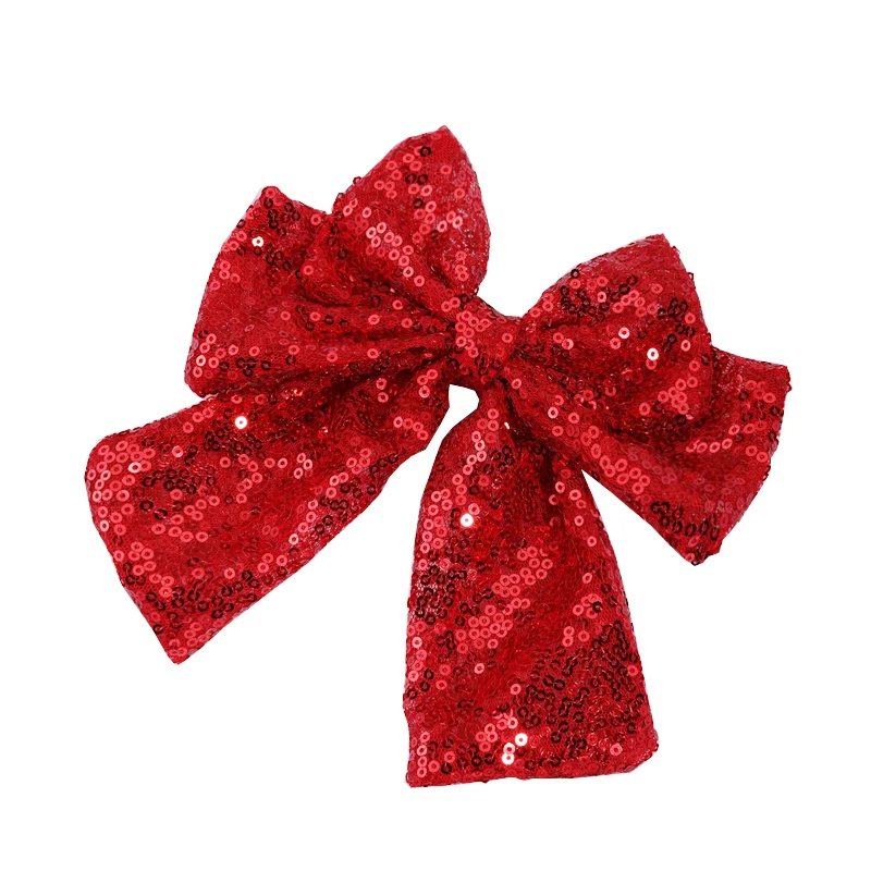 Pinzas para el pelo con lazos de lentejuelas para mujer, pasadores para el pelo con lazo grande, pasadores para el pelo, horquillas para el pelo para mujer, accesorios para el cabello: Marfíl