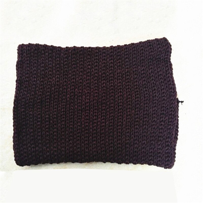 Acessórios vestido de Inverno Lenço Mulheres Lenços de Algodão Cachecol Bib Do Bebê Macia e Quente Meninos das Crianças Meninas Do Bebê de Malha Cachecol: Marrom