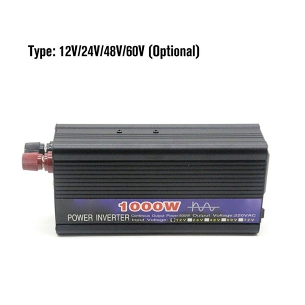 1000w Pure Sine Wave Inverter Smart Power Inverter Single Digital Display Car Inverter Conversion Booster