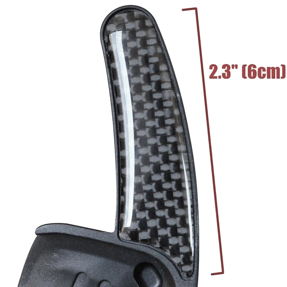 Stylish 2Pcs/Set Carbon Fiber Paddle Shift/ Extensions durability for Golf 6 GTI/ R20 Cool R36 CC/ Carbon Fiber Pattern