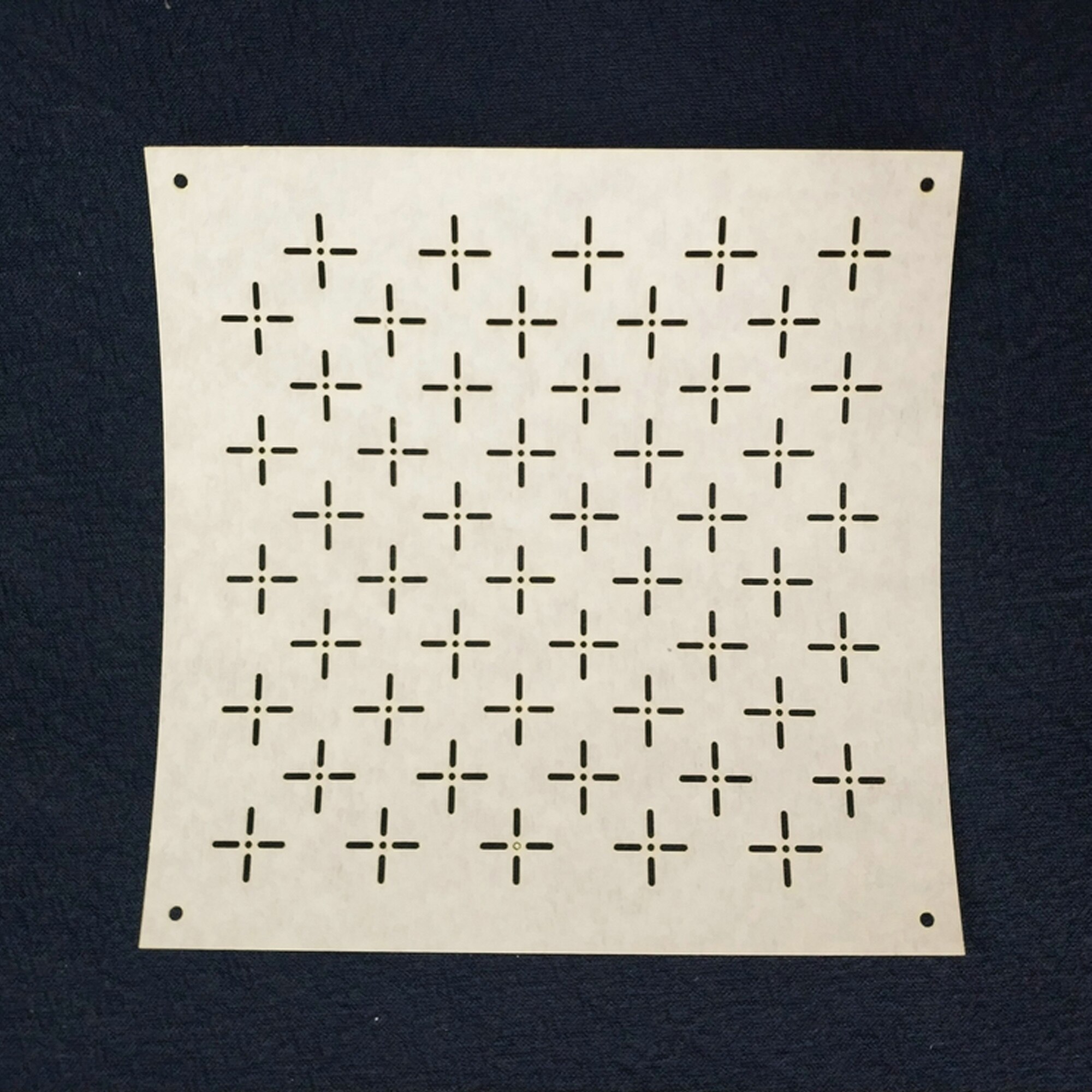 Sashiko Stencil,Sashiko Embroidery Pattern,Quilting Stencil,4" Diameter,9 Pattern Options: 4
