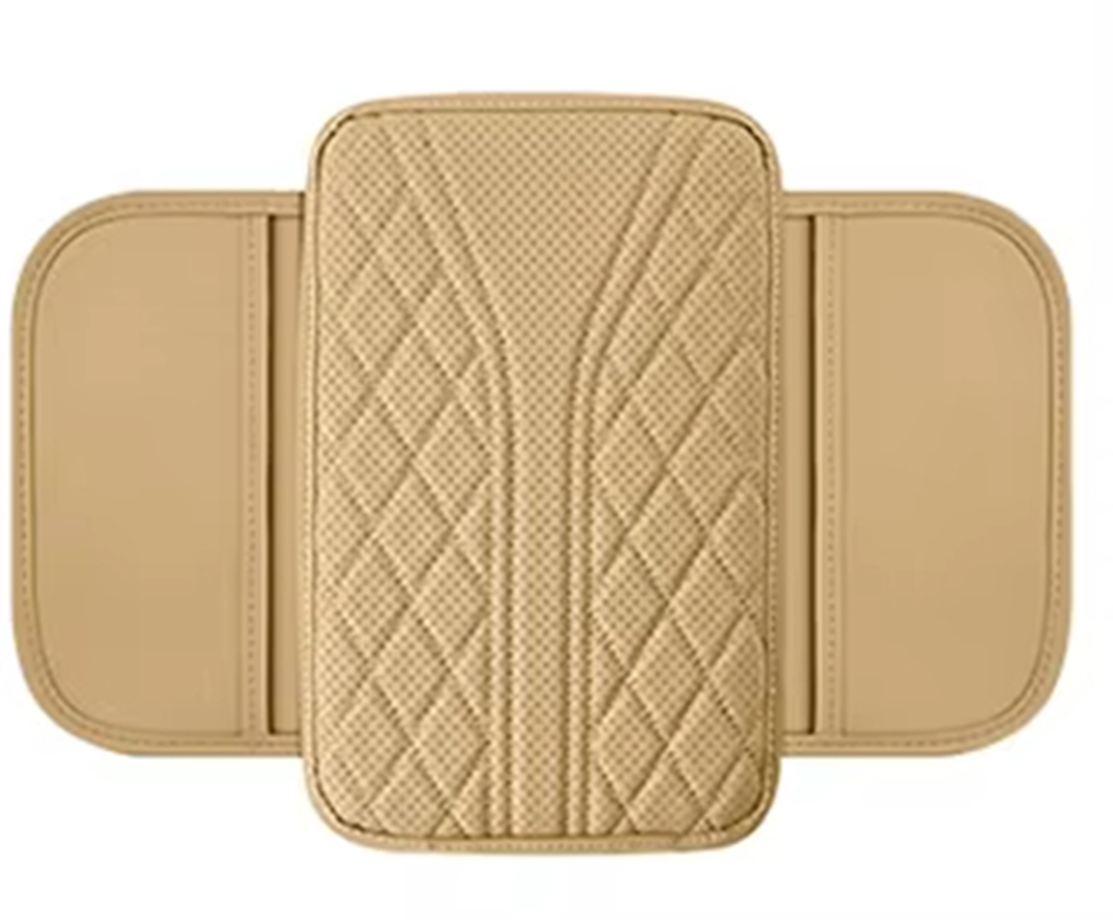 Auto middenconsolehoes, auto middenconsolepad, zachte middenconsoleverhogingspad voor auto en suv: Geel