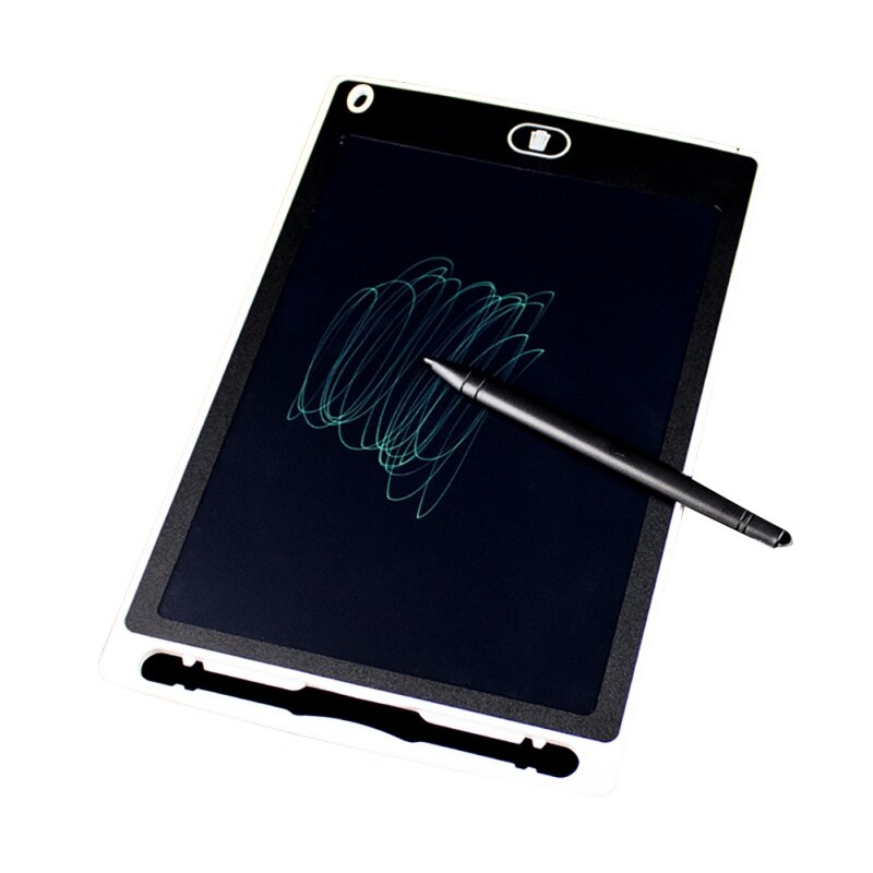 Mini Board Elektronische Schoolbord Speelgoed 8 Inch voor Meisjes Jongen LCD Tablet Magnetische Schoolbord Digitale Bulletin Schrijfbord Speelgoed f: WHITE