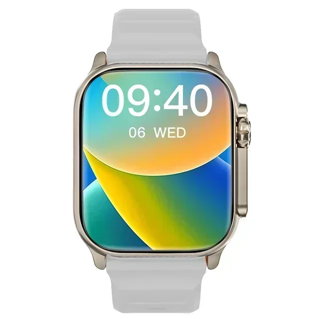 Xiaomi T900 Ultra 2 Astuto Della Vigilanza Degli Uomini 49 millimetri Serie 8 "Schermo AMOLED NFC Bussola Impermeabile Per Apple Orologio IWO Ultra 8 Smartwatch: WHITE
