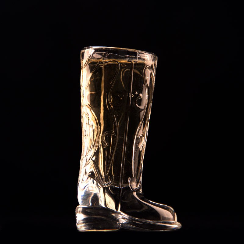 Small Capacity Originality Transparent Boots Shot Glass 6pcs Vodka Brandy Cocktail Glass Bar Restaurant Decorative Wine Glass