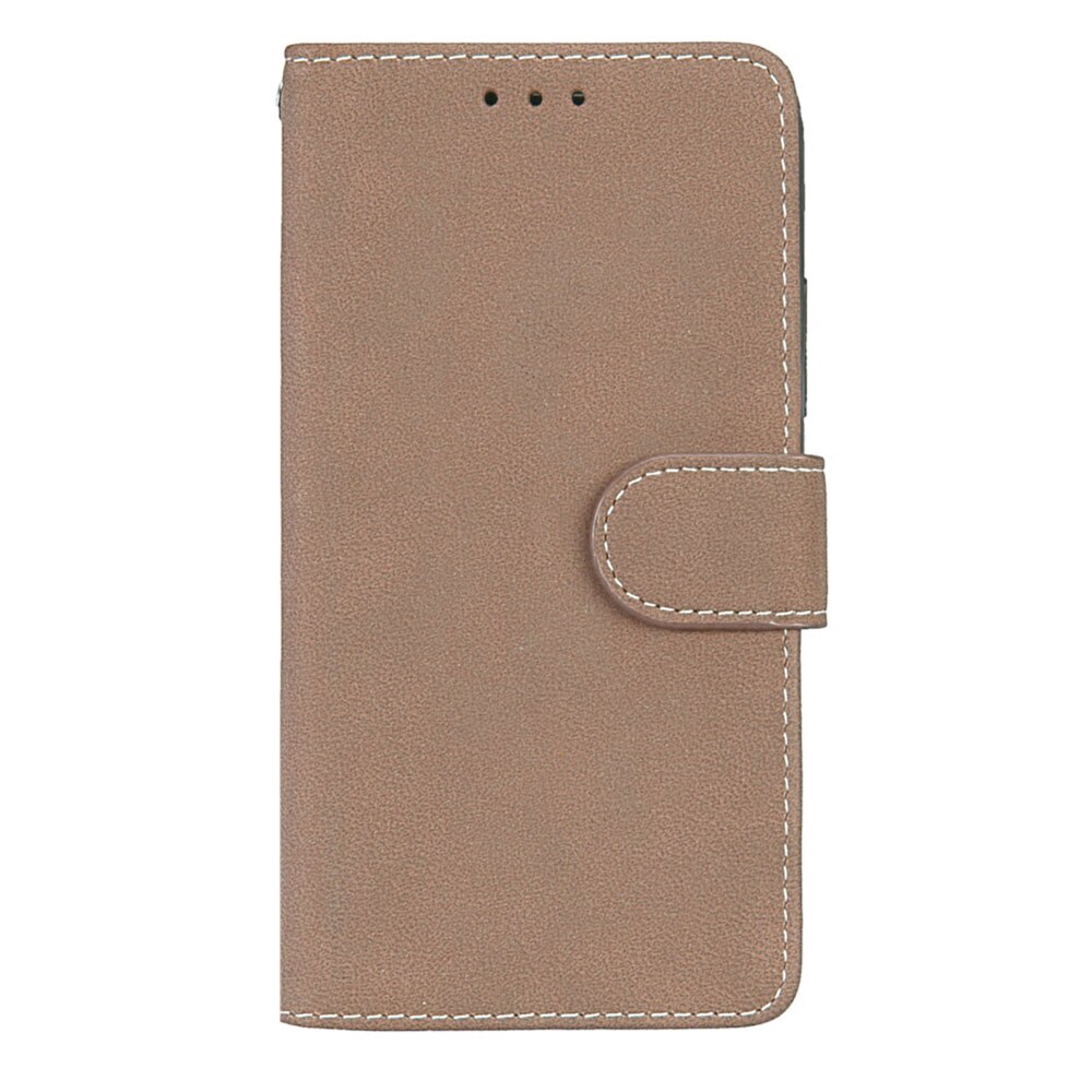 Case for Alcatel One Touch Pop C7 Case for Alcatel Pop C7 7040 OT7040D 7041D TCL J720 C 7 Case Cover Card Bags Luxury PU Leather: Beige