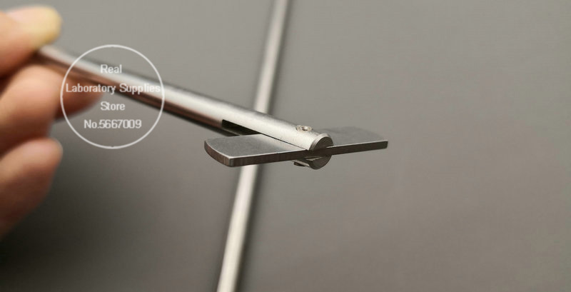 1pcs lab stainless steel paddle straight movable blade for stirrer mixer blender laboratory equipment