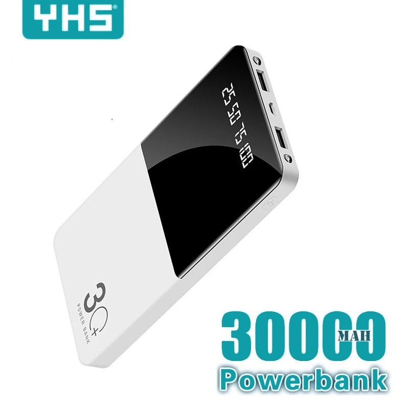 Power Bank 30000Mah Draagbare Power Bank Oplader Met Led Digitale Display Externe Batterij Voor Xiaomi Iphone7 8 X Xs
