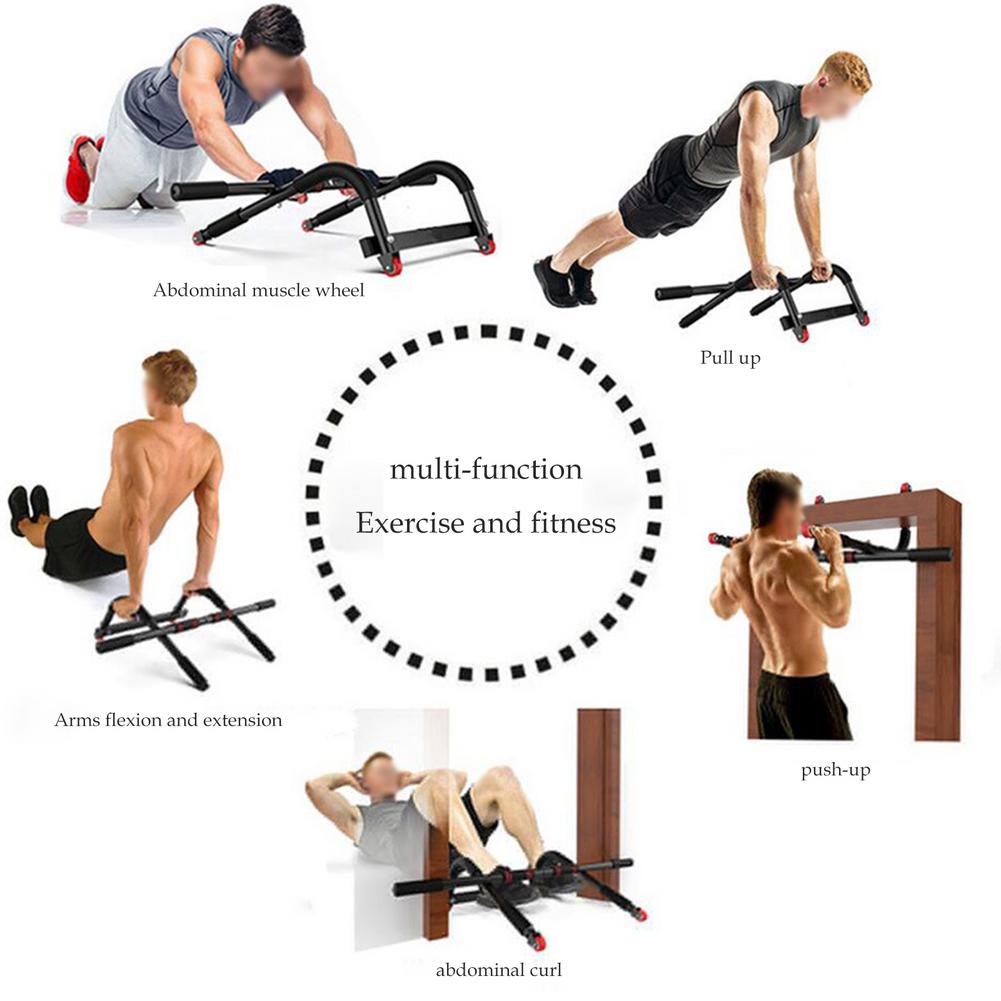Fitness Multi-Gym Doorway Pull Up Bar Portable Gym System Steel Gym Total Upper Body Workout Exercise Bar Fitness Equipment