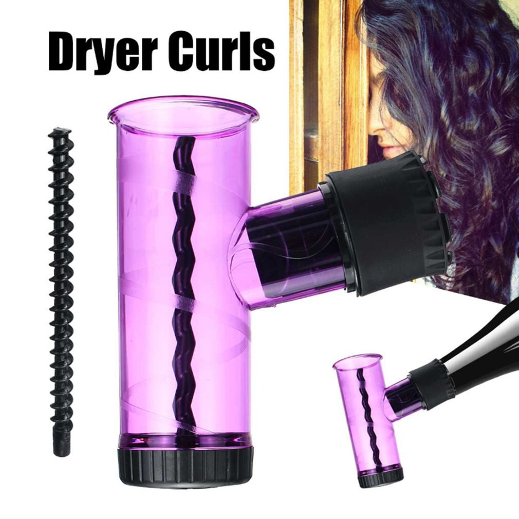 Hår diffuser salon hår rulle krølle tørrer magic wind spin curl hårtørrer cover rulle krølle diffuser