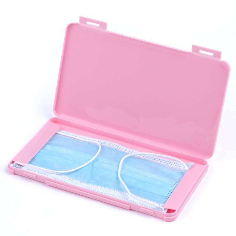Portable Mask Holder Organizer Mask Storage Box PP Face Masks Container Dustproof Mask Case Save Mask Case Box